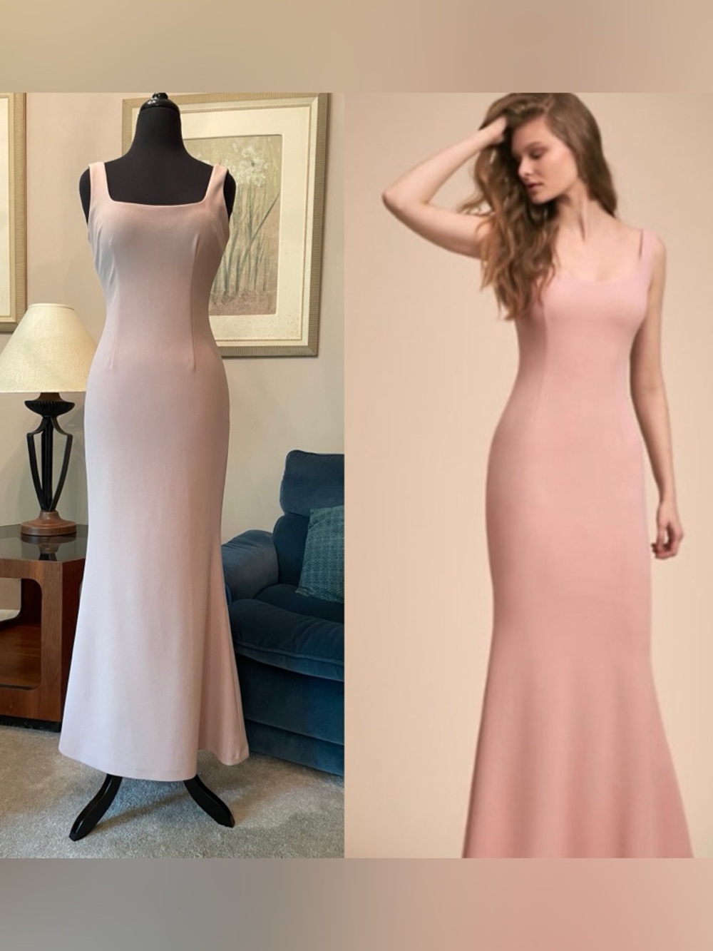 Katie May Dusty Rose Lucy Full Length Formal Bridesmaid Dress